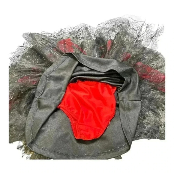 DISNEY Minnie Mouse Tutu outfit size 12M Gold/Black/Red/ sparkly sequins - Picture 6 of 8